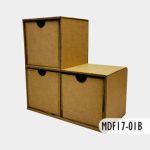 Cajonera escalera de 3 cajones Mod 17-01