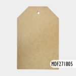 Etiqueta de MDF 27 x 18 cm