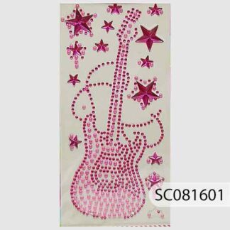 PLANTILLA CRISTALES GUITARRA 08X16 CM